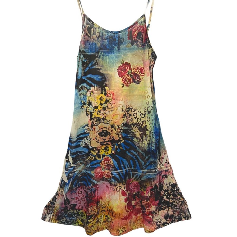 CYN by Cynthia Mehro Womens Vintage Y2K Midi Dress
